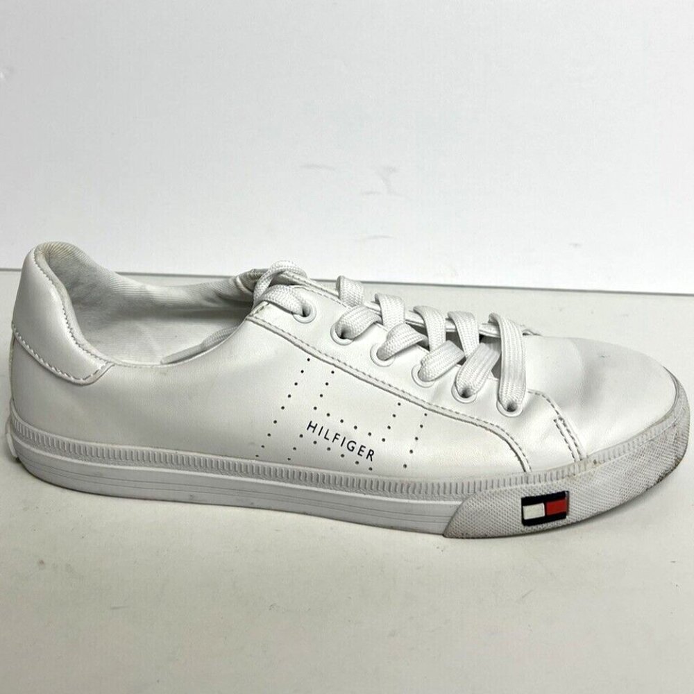 Tommy Hilfiger Womens Luster Sneaker White Size 7 M